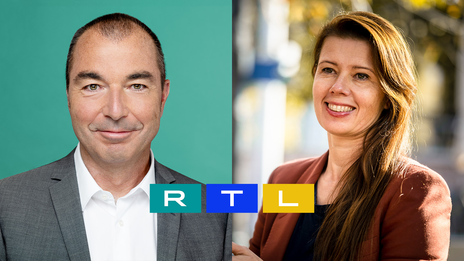 slide-Elmar Heggen and Gabriella Vidus on RTL Hungary